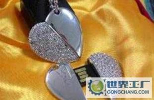 創新數碼禮品 從珠寶心形U盤到鑲鉆U盤的藝術與科技融合